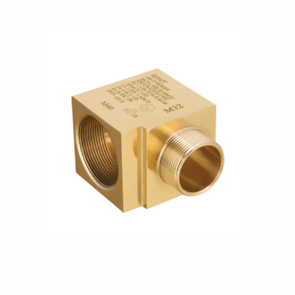 AR-D Series 90-degree Brass Adaptors in Brass, Stainless Steel, and Aluminum