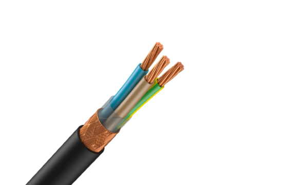 HALOGEN FREE BRAIDED RUBBER CABLE